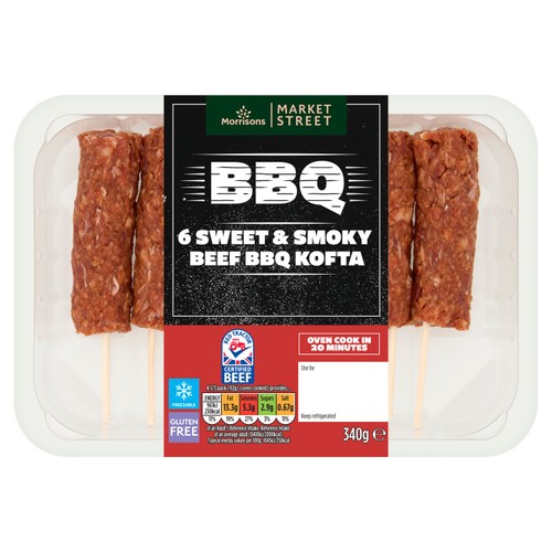 Morrisons British Bbq Beef Kofta 340G thumbnail 2