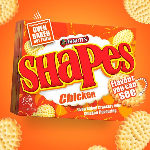 Arnott's Shapes Chicken 175g thumbnail 2