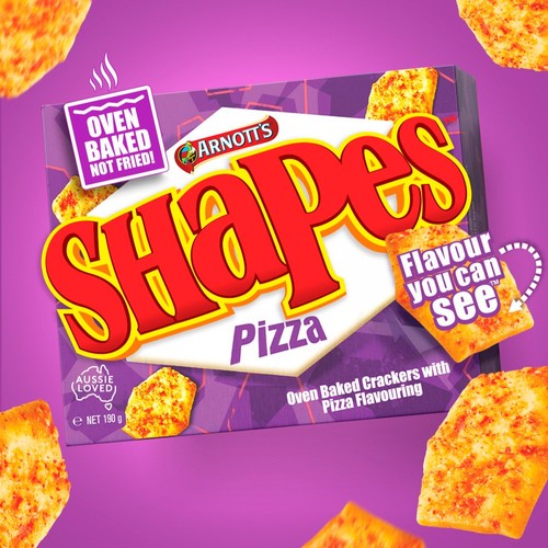 Arnott's Shapes Pizza 190g thumbnail 2