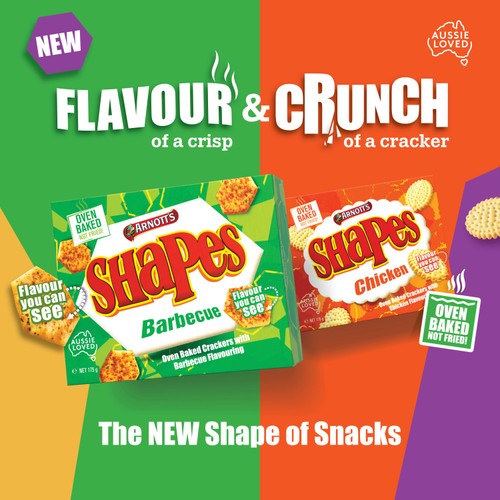 Arnott's Shapes Pizza 190g thumbnail 3