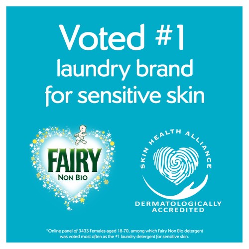 Fairy Non-Bio For Sensitive Skin Laundry Liquid 101 Washes  thumbnail 2