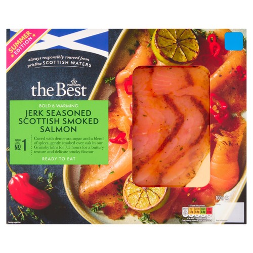 Morrisons The Best Scottish Smoked Salmon With Jerk Seasoning 100g