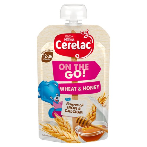 Cerelac On The Go Wheat & Honey 12-36 Months 110G 