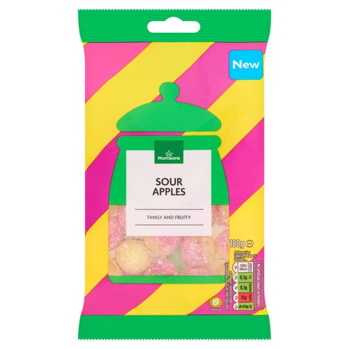Morrisons Sour Apples 180g