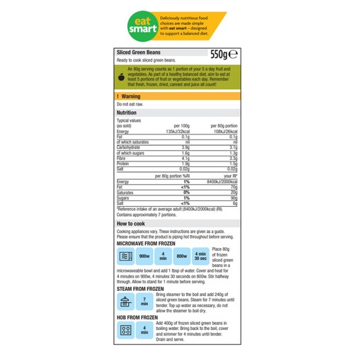 Morrisons Sliced Green Beans 550g thumbnail 2