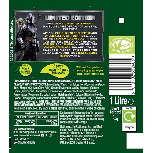 Robinsons Grogu Star Wars Limited Edition 1L thumbnail 2