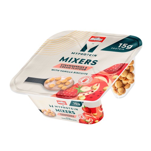 My Protein Mixer Strawberry Cream & Vanilla 140G thumbnail 2