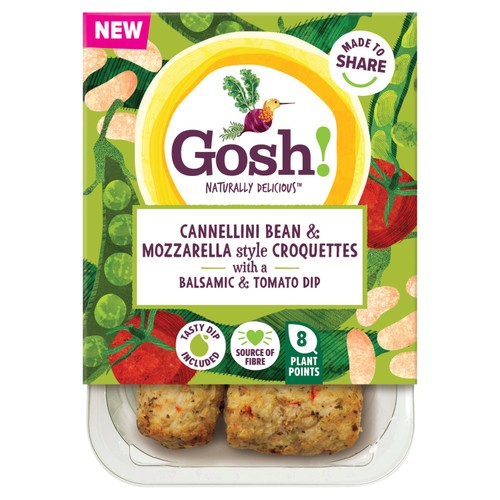 Gosh! Cannellini Bean & Mozzarella Croquettes 220G