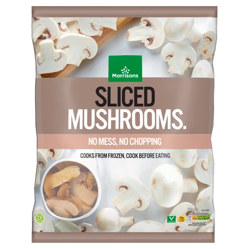 Morrisons Sliced Mushrooms 750g