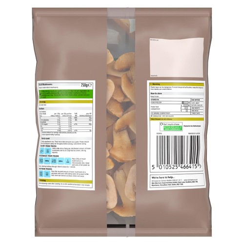 Morrisons Sliced Mushrooms 750g thumbnail 2