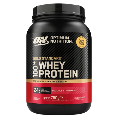 Optimum Nutrition 780g Delicious Strawberry Gold Standard 100% Whey Protein