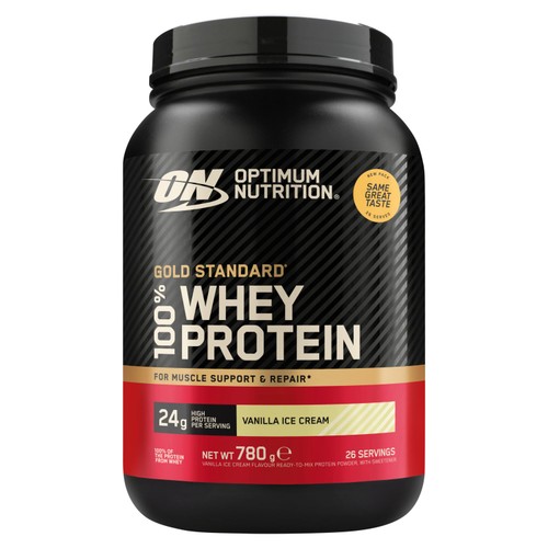 Optimum Nutrition 780g Vanilla Ice Cream Gold Standard 100% Whey Protein