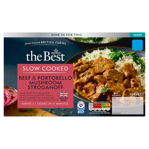Morrisons The Best British Slow Cooked Beef Stroganoff 430g