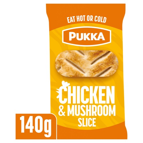 Pukka Chicken & Mushroom Slice 140g