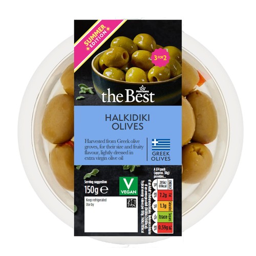 Morrisons The Best Atlas Halkidiki Olives Limited Edition 150g