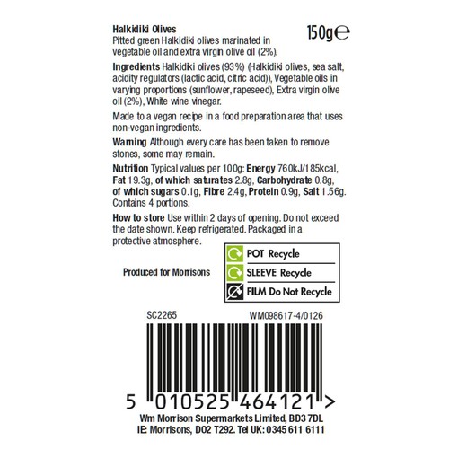 Morrisons The Best Atlas Halkidiki Olives Limited Edition 150g thumbnail 2