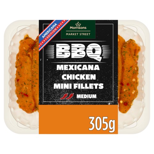 Morrisons British Mexicana Chicken Mini FIllets 305g
