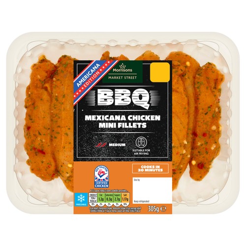 Morrisons British Mexicana Chicken Mini FIllets 305g thumbnail 2
