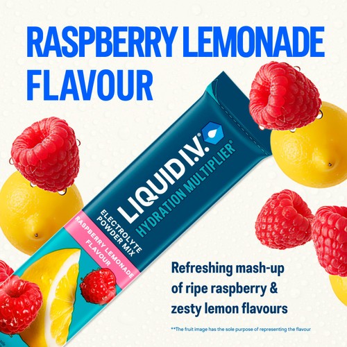 Liquid IV Hydration Raspberry Lemonade 6 Pack thumbnail 2