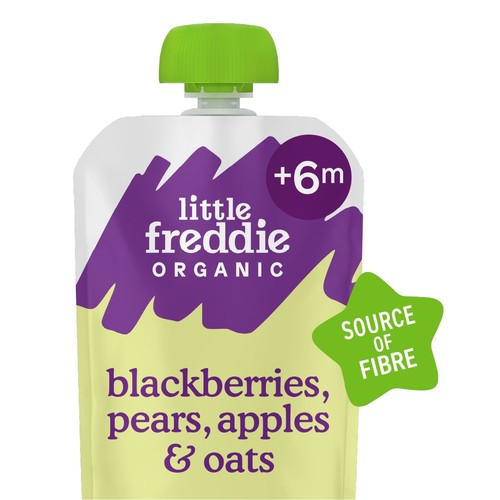 Little Freddie Blackberries, Pears, Apples & Oats
