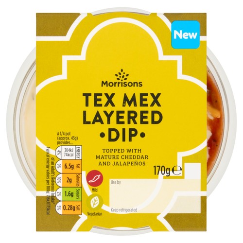 Morrisons Tex Mex Layered Dip 170g