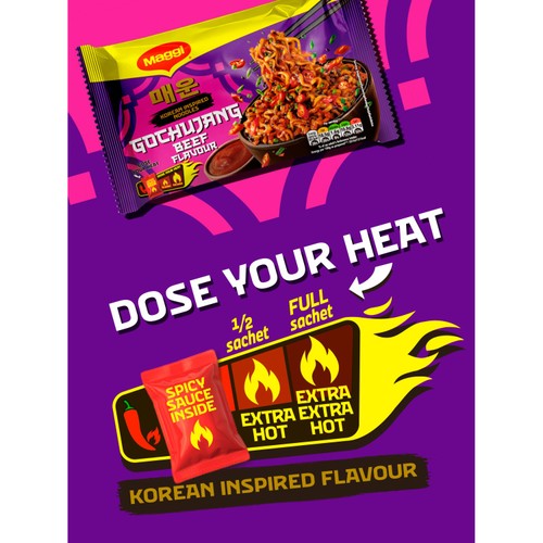 Maggi Korean Spicy Gochujang Noodles thumbnail 4