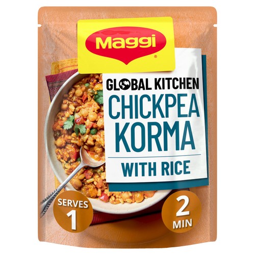 Maggi Global Kitchen Chickpea Korma with Rice Ready Meal 260g