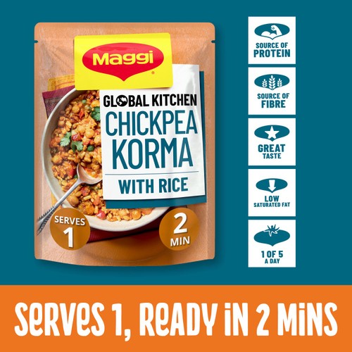 Maggi Chickpea Korma Ready Meal thumbnail 3