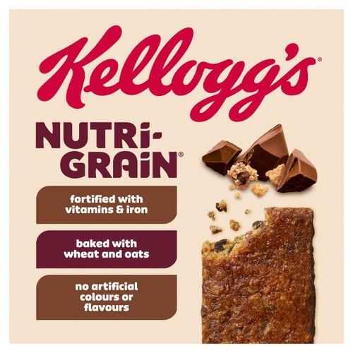 Kellogg's Nutri-Grain Bakes Chocolate Snack Bars 4x180g thumbnail 2
