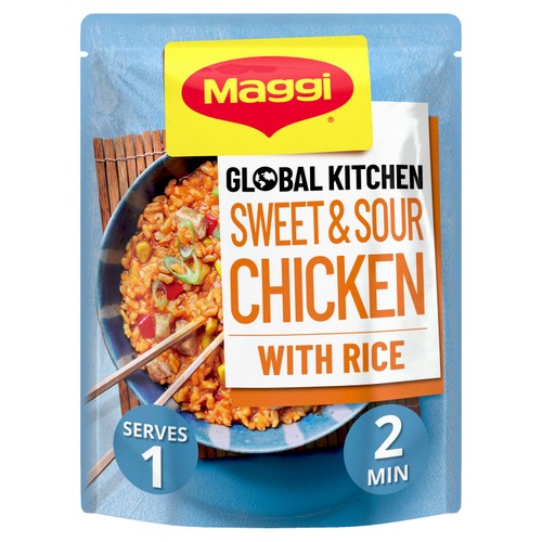 Maggi Global Kitchen Sweet and Sour Chicken with Rice Ready Meal 260g