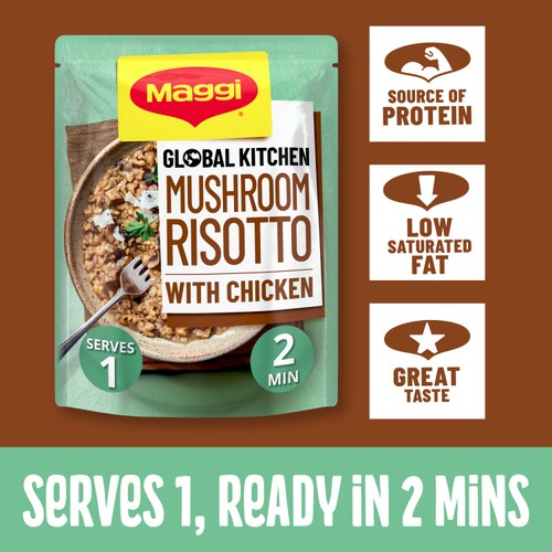 Maggi Mushroom Risotto Ready Meal thumbnail 3