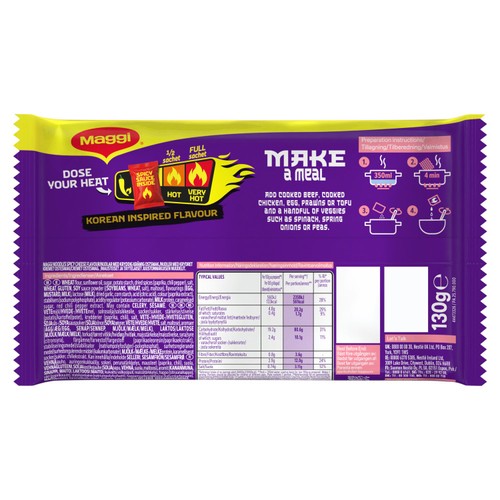 Maggi Korean Spicy Creamy Cheese Noodles thumbnail 2