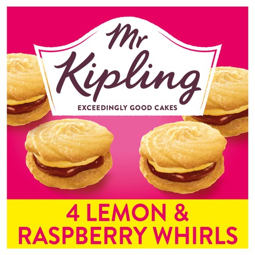 Mr Kipling Lemon & Raspberry Whirls