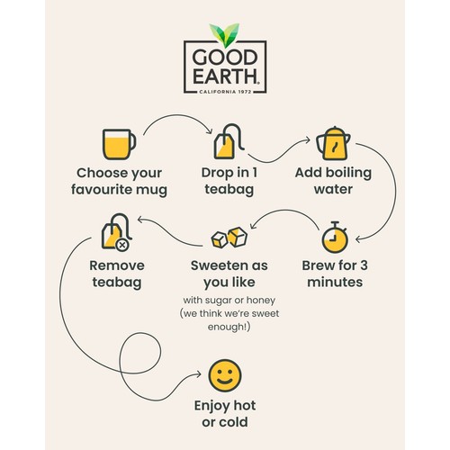 Good Earth Tea Camomile Orange Blossom 15 Tea Bags 21G thumbnail 3