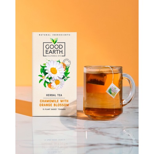 Good Earth Tea Camomile Orange Blossom 15 Tea Bags 21G thumbnail 4
