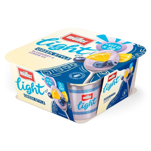 Muller Light Greek Blueberry & Lemon 4x115g thumbnail 2