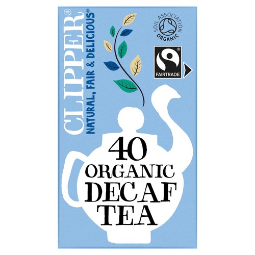 Clipper Fairtrade Organic Decaf Tea 40 Pack 116g