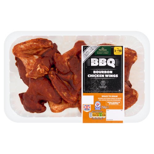 Morrisons British Bourbon Chicken Wings 750g