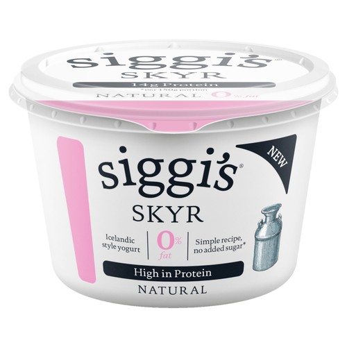 siggi's skyr Natural 0% fat Icelandic style yogurt 450g