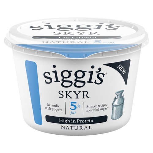 siggi's skyr Natural 5% fat Icelandic style yogurt 450g