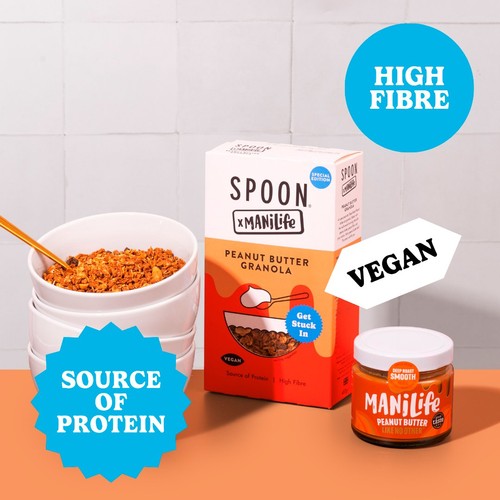 Spoon Peanut Butter Granola 400g thumbnail 4