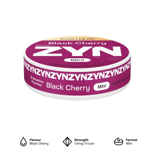 ZYN Black Cherry 1.5mg Nicotine Pouches thumbnail 2