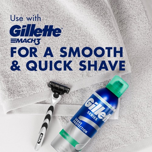 Gillette Series Base Soothing Foam Regular 400ML thumbnail 4