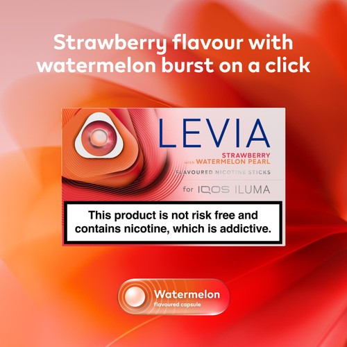 LEVIA Strawberry with Watermelon Tobacco-Free Sticks thumbnail 2