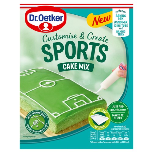 Dr. Oetker Sports Tray Bake Cake Mix 443G thumbnail 2