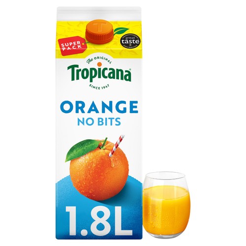 TROPICANA Smooth Orange with No Bits Juice 1.8l