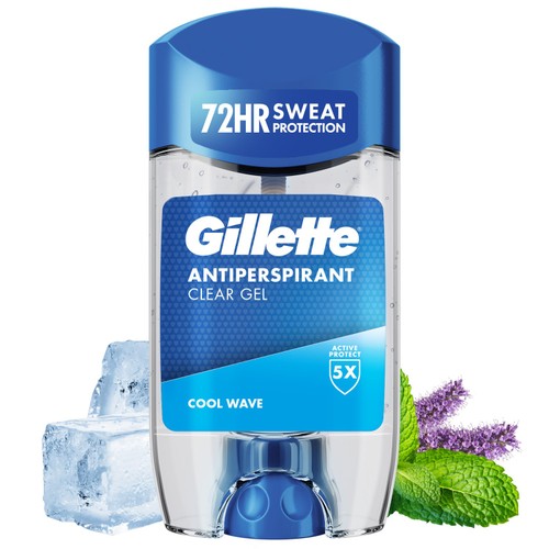 Gillette Clear Gel Antiperspirant Cool Wave 70ML