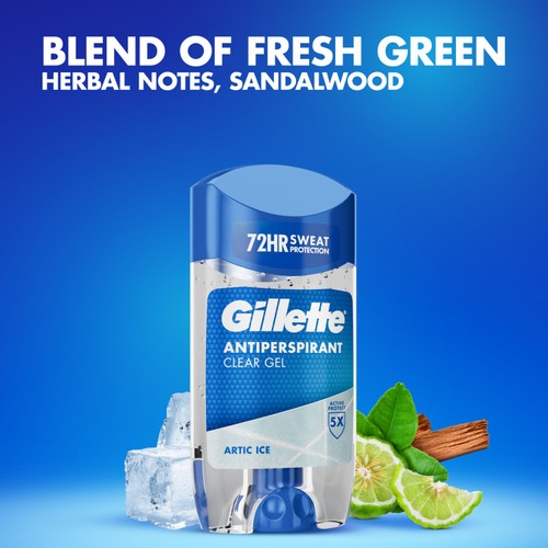 Gillette Clear Gel Antiperspirant Arctic Ice 70ML thumbnail 3
