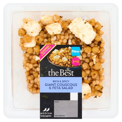 Morrisons The Best Giant Cous Cous & Greek Feta Salad
