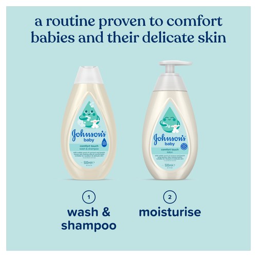 Johnson's Baby Comfort Touch Lotion 500ML thumbnail 5
